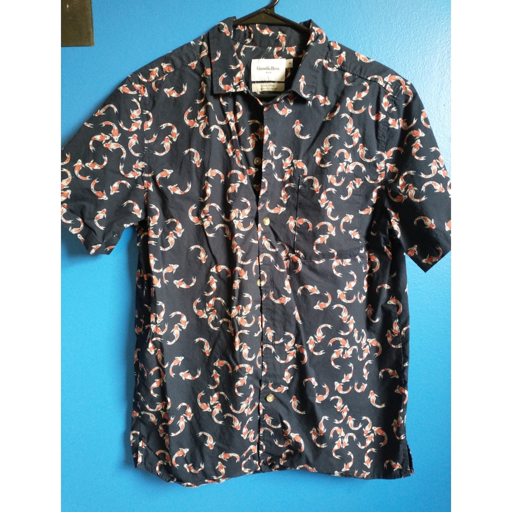 Men's Koi Button Down